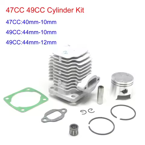 40MM 44MM 10MM 12MM 1E40F-6 1E44F-6 cylinder set For ROBIN NB411 Brush cutter grass trimmer 2 stroke