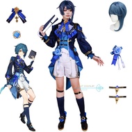 Xingqiu  Cosplay Game Genshinimpact Xingqiu Cosplay Costume Xing Qiu Deepavali Costume  Halloween Party Dress Anime Role Play