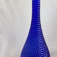 【好日戀物】義大利大器復古淺翠藍鑽石切割玻璃造型醒酒瓶花瓶