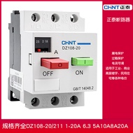 Chint Molded Case Circuit Breaker DZ108-20/211 1-20A 6.3 5A10A8A20A Motor Protector