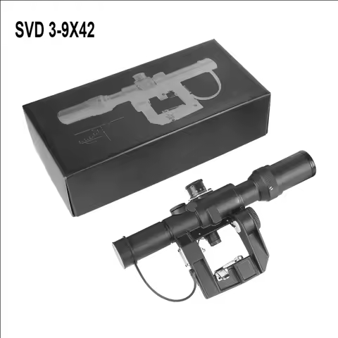 Tactical Svd Dragunov 3-9x24 Red Illuminated Scope For Hunting Rifle Scope Shooting Scope Red Dot Hu