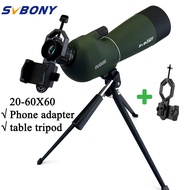SVBONY SV28 High Power Spotting Scope Monocular 15-45x50/20-60x60/25-75x70/20-60x80mm Zoom with Phon
