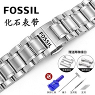 ✔☏☸Fossil Fossil Watch Strap Steel Strap Quartz Watch Mechanical Watch Male Original Solid Stainless