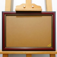 Ready Stock Fiber Wood Frame (438MR) 5R 8R 8R+ 8RW A4 10R 11R Acrylic Maroon Red Picture Graduation 