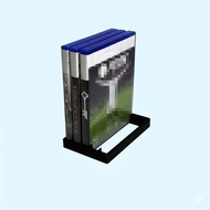 B200 - PS5 PS4 PS3 Game Disc Shelf - Holder for 5 Game CDs - Storage Box, Console Game Disc Display