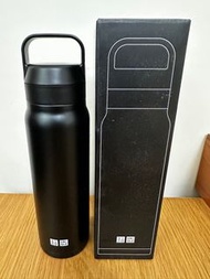 Uniqlo 黑色不鏽鋼保溫瓶