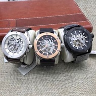 Fossil手錶 富思手錶男生 鏤空自動機械錶 大直徑手錶 時尚潮流男錶 防水不鏽鋼鏈錶男 學生手錶男ME3082 ME3083  ME3081