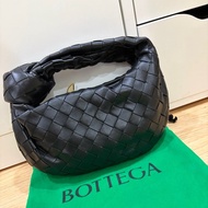 BOTTEGA VENETA BV Mini Jodie 迷你小羊皮編織 手提包 黑色