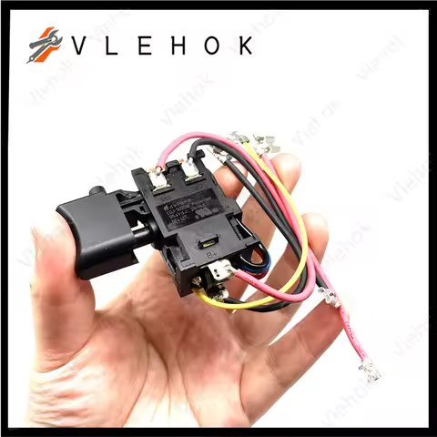 Switch For Makita HP457D DF457DWE DF457D HP347D DF347D HP457 DF347DWE 638887-6 Power Tool Accessorie