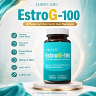 LURVCARE EstroG-100 Women Wellness Strawberry Tablet 20s Patented Herbal Blend