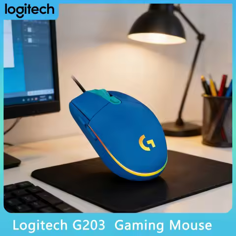 Logitech G203 LIGHTSYNC RGB Mouse Audio Visualizer for Gaming