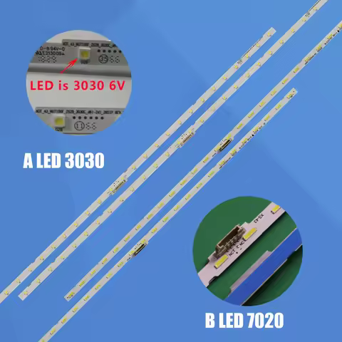 New 2pcs/Kit LED strips for 43TV UE43N5500AU UE43N5510AU UE43NU7199U UE43N5570AU UE43NU7122 UE43N551