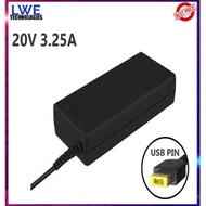 Lenovo ThinkPad T440 Laptop Adapter Charger 20V 3.25A USB Connector (65W) / Lenovo 20V 3.25A (65W) (
