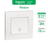 Công tắc chuông - 10A - 250VAC - Trắng/ Xám Bạc - Schneider Electric - KB31BPB_WE_G19 KB31BPB_AS_G19
