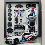 R RASTAR/Xinghui BMW Building Blocks 1: 18 Car Assembly Toy Electric Remote Control Car Boy Assembly