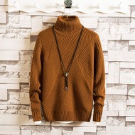 Korean men's turtleneck sweater, winter high-neck sweater made of soft, high-quality material AL8