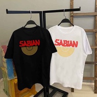 Sabian Cymbal Drums T-shirt Made of 100% Cotton Black & White | Casual T-SHIRT Size SML XL XXL 3XL 4