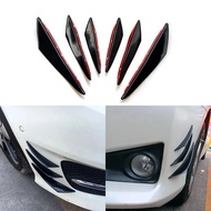 Car Front Bumper Lip Decoration Diffuser Splitter Fins For VW POLO CC Golf 7 6 Bora Tiguan Passat SCIROCCO Jetta GTI GTD