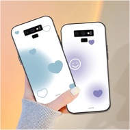 Samsung note 9 phone case with colorful hearts