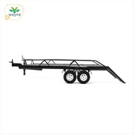 Black RC Car Metal Hitch Mount Trailer Upgrade Parts Accessories for 1/18 RC Trx4m Fms18 Scx24 Fms24