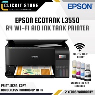 EPSON EcoTank L3550 Wireless All-in-One Ink Tank A4 Printer - C11CK59501