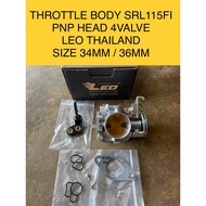 SRl115FI THROTTLE BODY RACING 34MM 36MM PNP HEAD 4VALVE LC LEO THAILAND FOR SRL115FI SRL115Z NEW LAG