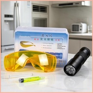 AC Leak Detector Fluorescent Dye Diagnostic Automotive Tool Car AC UV Dye Leak Detector Kit for Vehi