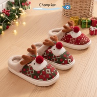 Champion Winter Women's Slippers - Cotton Non-Slip, Perfect for Christmas Parties at Home