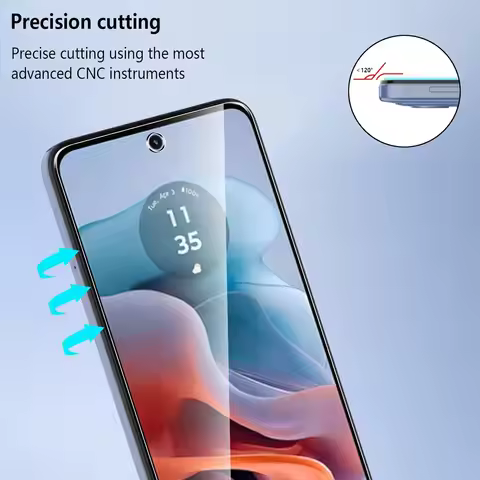 For Motorola G34 Shatterproof Tempered Glass For Moto G34 Screen Protector Glass Film 1/4Pcs