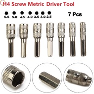 [HME] H4 Screw Metric Driver Tool Drill Bit M2.5-5.5mm Hex Shank Hex Nut Socket