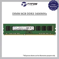 Mix Branded DIMM 8GB DDR3 1600MHz PC3-12800 Desktop PC RAM (Refurbished)