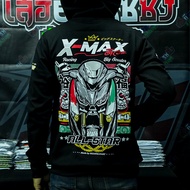 แท้! ดูชื่อร้าน เสื้อฮู้ด Xmax ดิว่ะ ผ้าสำลี KGNPRO ใส่ขับรถ กันแดดกันลมได้ดี Motorcycle Jacket Hood