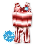 < Splash About Splash About > Short John FloatSuit Children's Buoyancy Shorts Swimsuit-Red White Str