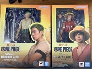Bandai Netflix One Piece SHFiguarts 索隆 & 路飛 shf 真骨雕 zoro luffy
