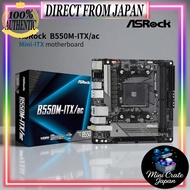 ASRock AMD Ryzen 5000 Series (Socket AM4) Compatible B550 Chipset Mini-ITX Motherboard [Domestic Aut
