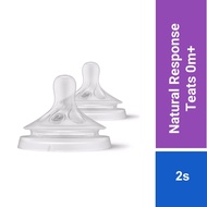 Philips Avent Natural Response Nipple Baby Teat 0m+ (Flow 2 x 2 pcs) SCY962/02