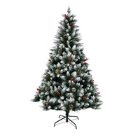 Christmas Tree 4FT/5FT/6FT/7F White Christmas Tree Flocking Tree Simulation Snow Tree Christmas Tree