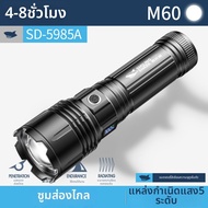 SMILING SHARK | ไฟฉาย LED ปรับแสงสว่างได้ สีขาวจัด