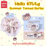 Hello Kitty : Summer Tanned Series Hair Clip And Band With Charm Tan From Miniso China