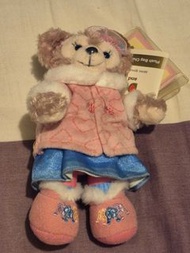 ShellieMay Hong Kong Disneyland Disney Duffy and Friends Shellie May The Disney Bear Plush Bag Charm