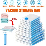 Vacuum Bag Clothes Storage Bag Reusable Travel Storage Bag Vacuum Plastic Bag with Electric Pump Com
