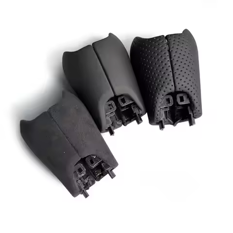 For Octavia Superb Fabia Yeti DSG Gear Shift Knob Leather Side Cover Interior Parts Accessories