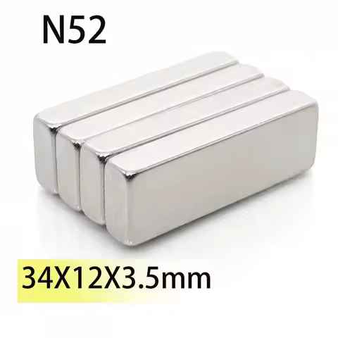 N52 34x12x3.5 Magnets neodymium Whiteboard Magnets Strong motor generation Strength Scooter Science 