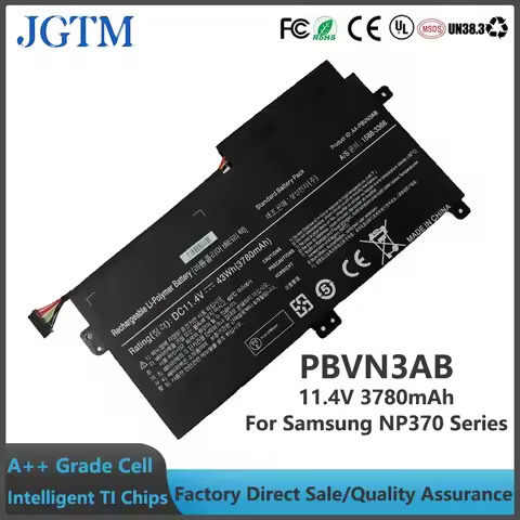 JGTM AA-PBVN3AB Laptop Battery for Samsung NP370 NP370R4E NP510R5E NP370R5E NP450R5V NP450R4V NP470R