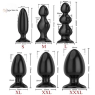 Buttplug Butt Plug Anal Plug Jumbo Size Silicone Black