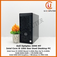 DELL OPTIPLEX 3090 MT INTEL CORE I5-10505 UP TO 32GB RAM 1TB NVME SSD USED DESKTOP REFURBISHED PC