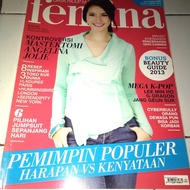 majalah Femina tahun 2013 cover Maudy Koesnaedi