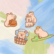 Capybara Self-Adhesive Stick On/ Iron On/ Sew On Embroidery Patches
