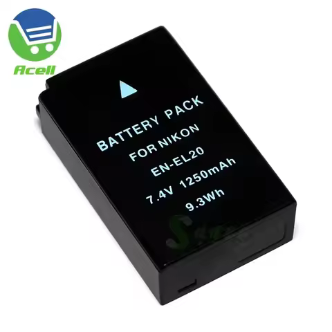 EN-EL20 Battery for Nikon COOLPIX P1000 COOLPIX P950 COOLPIX A DL24-500 f/2.8-5.6 Camera Replace EN-