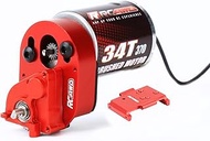 RCAWD 260% More Power Motor 370 34T CR18P Transmission Gearbox Set for Hobbyplus 1/18 CR18P EVO Rock